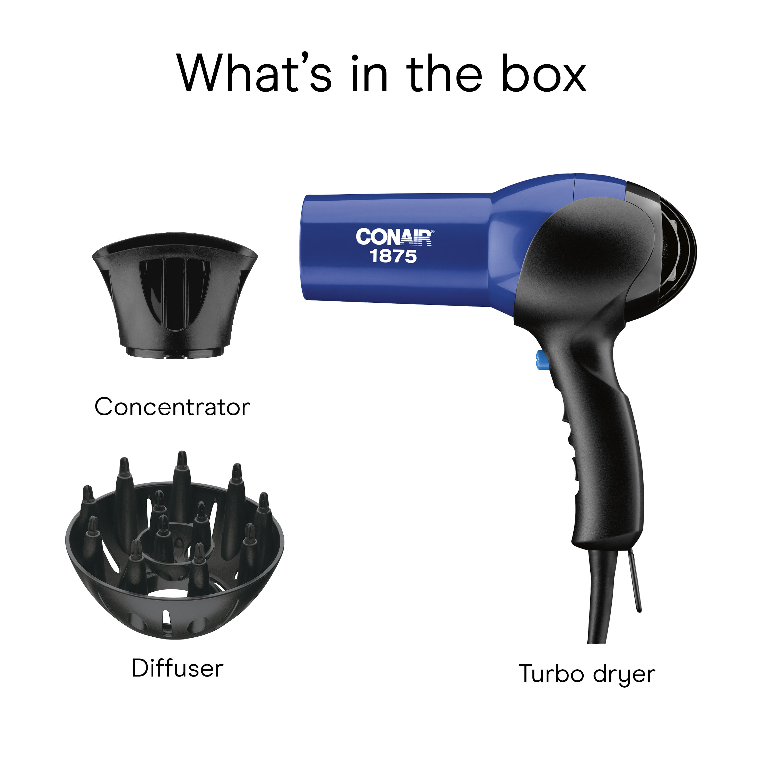 Conair Turbo Hair Dryer | Fast Drying, Frizz-Free Shine